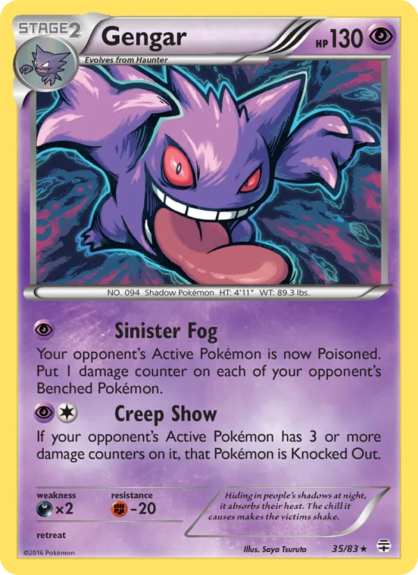 Gengar #35 – Generations card