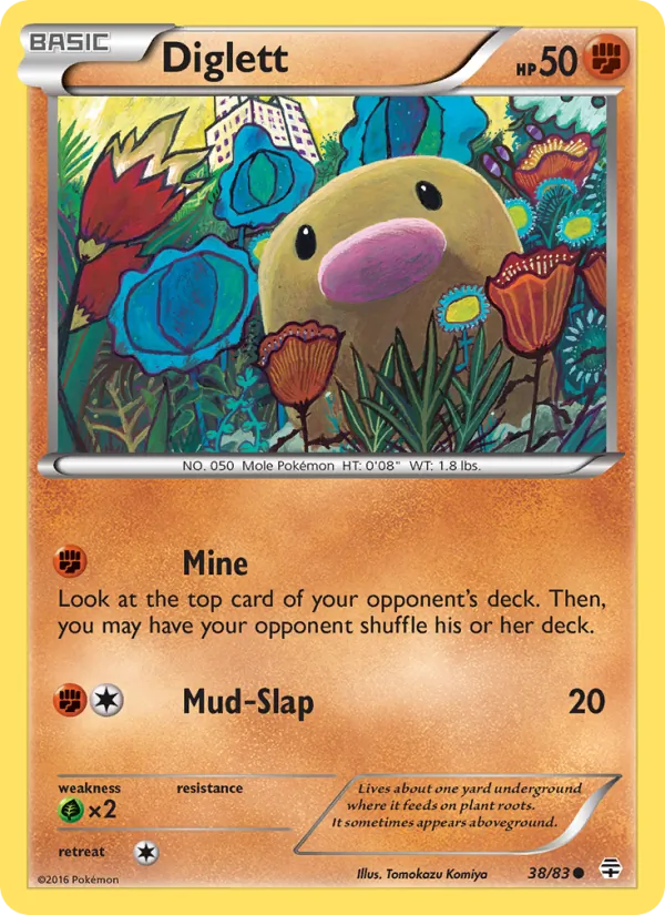 Diglett #38 – Generations card