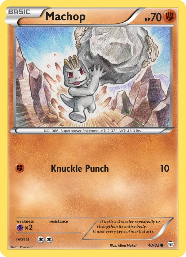 Machop #40 – Generations card