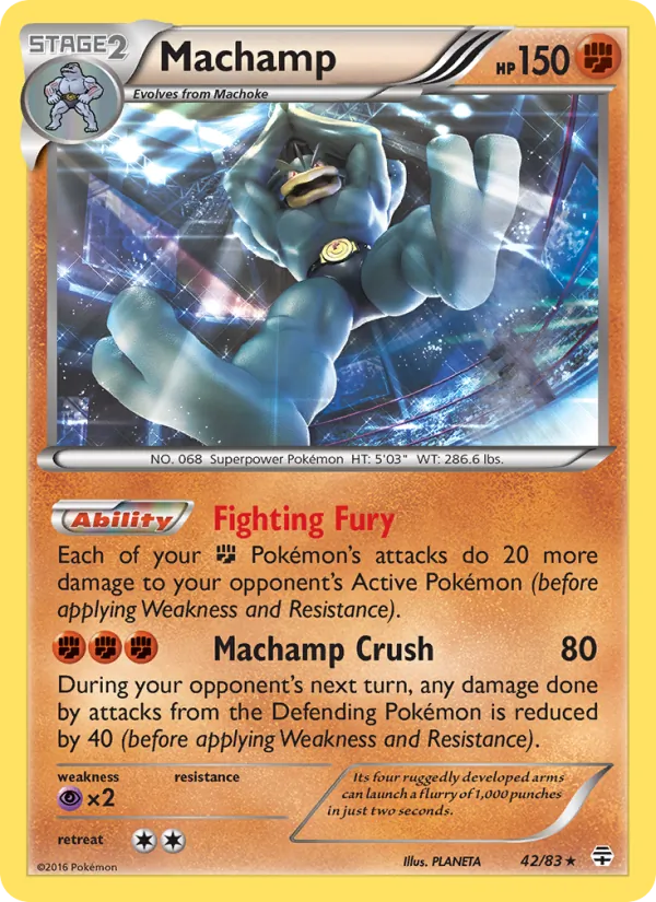 Machamp #42 – Generations card
