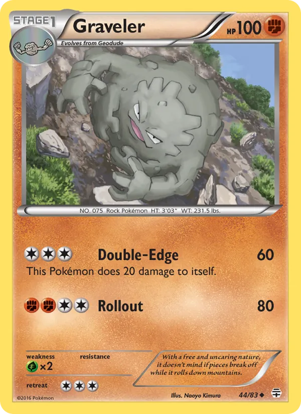 Graveler #44 – Generations card