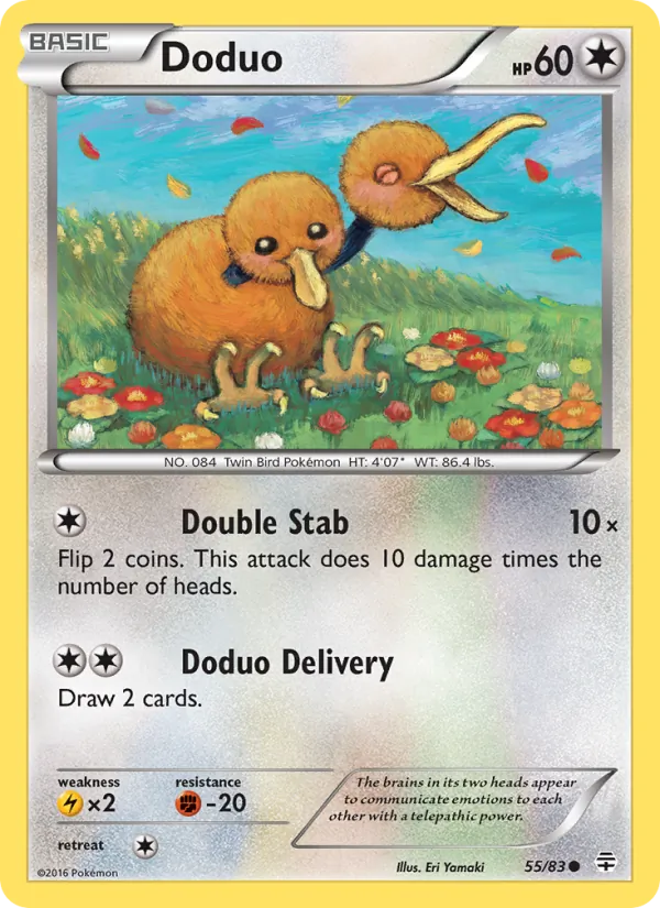 Doduo #55 – Generations card