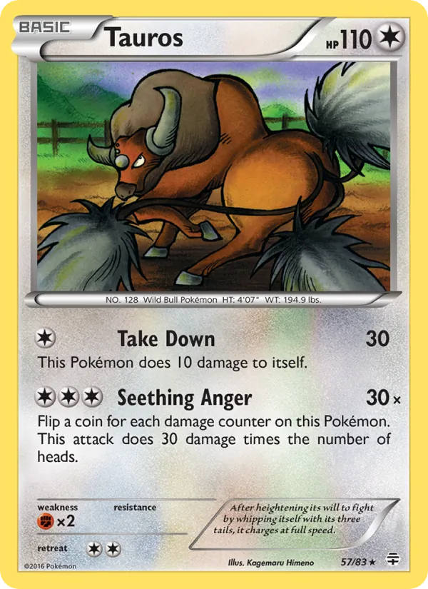 Tauros #57 – Generations card