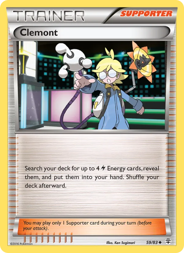 Clemont #59 – Generations card