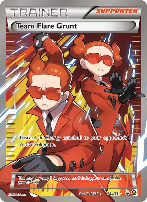 Team Flare Grunt #73 – Generations card