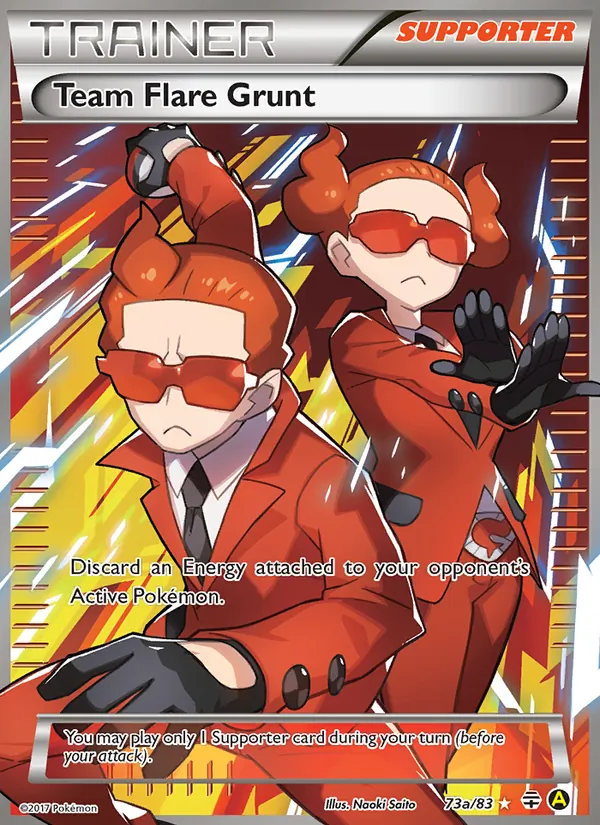 Team Flare Grunt #73a – Generations card