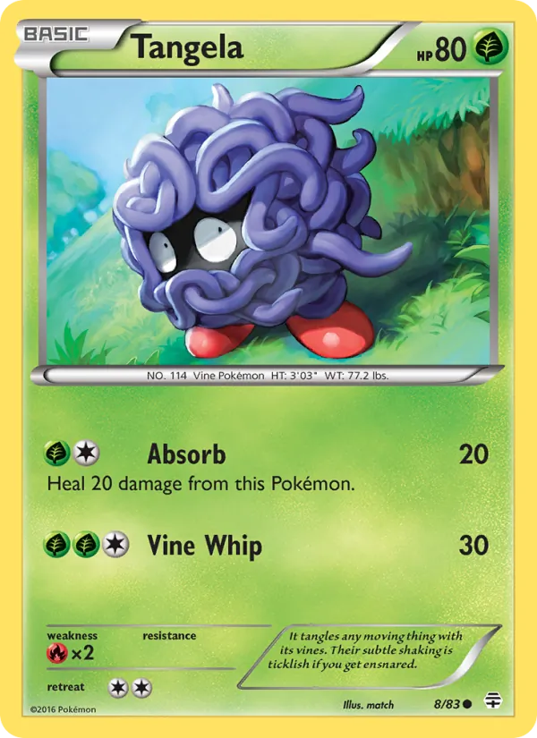 Tangela #8 – Generations card