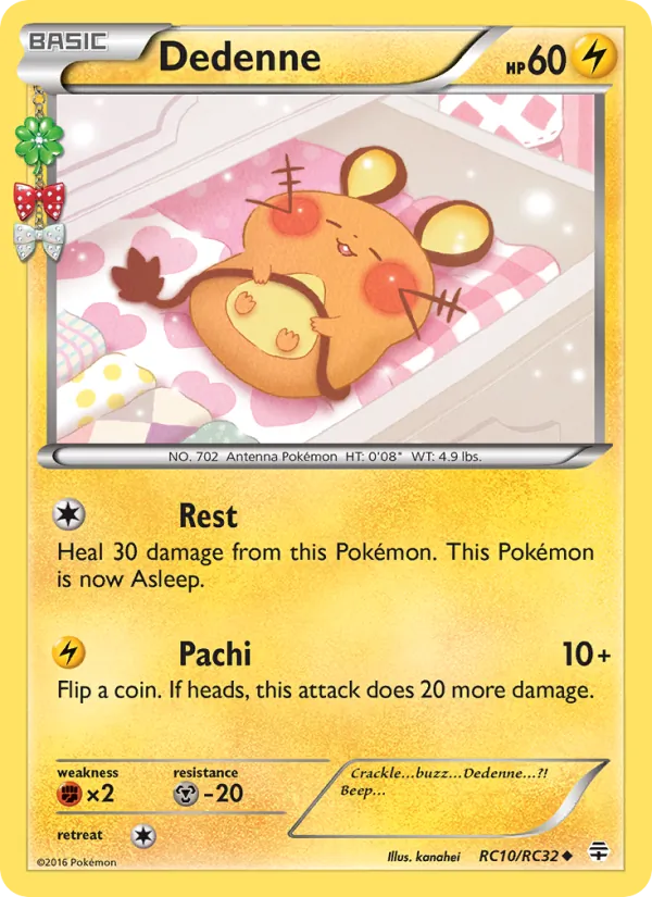 Dedenne #RC10 – Generations card