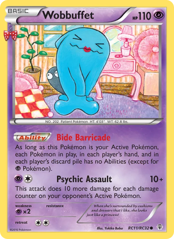Wobbuffet #RC11 – Generations card