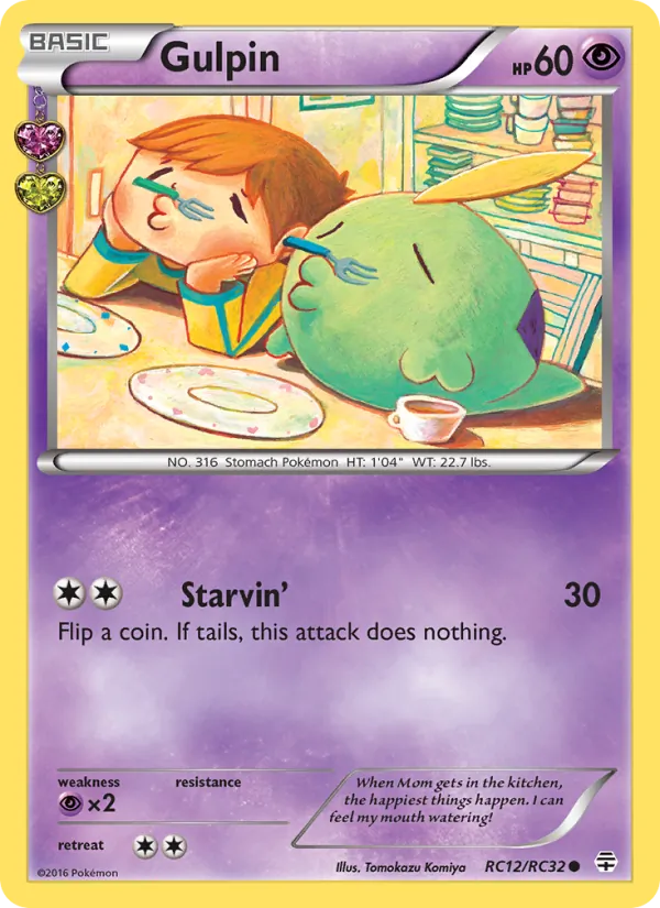 Gulpin #RC12 – Generations card