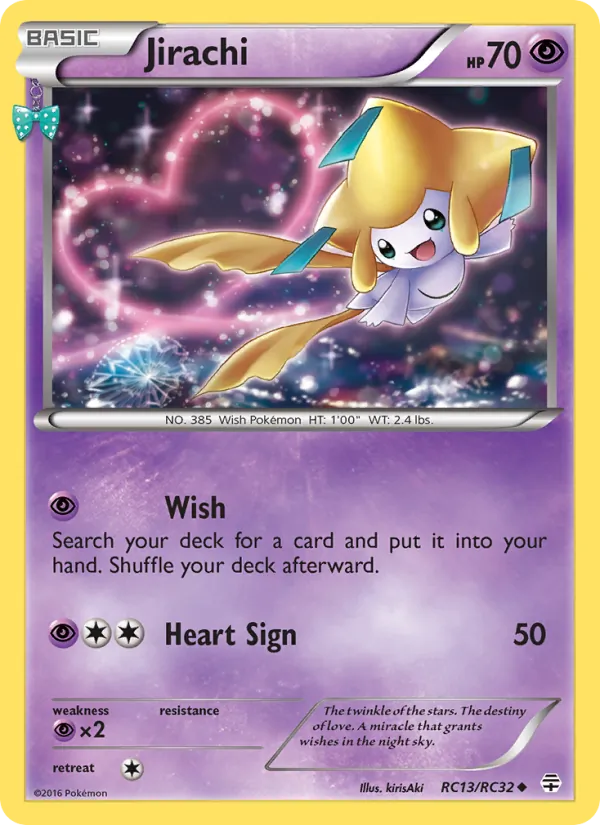 Jirachi #RC13 – Generations card