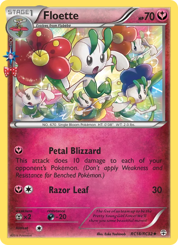 Floette #RC18 – Generations card