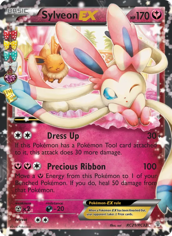 Sylveon EX #RC21 – Generations card