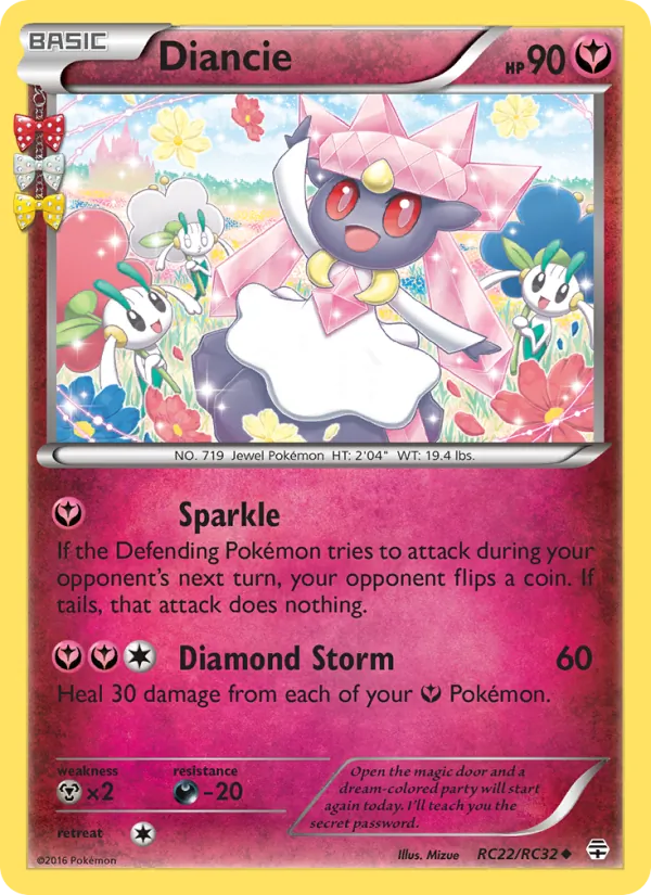 Diancie #RC22 – Generations card