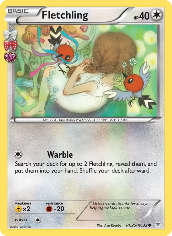 Fletchling #RC25 – Generations card