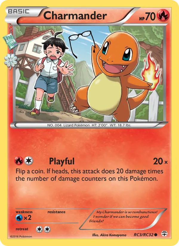Charmander #RC3 – Generations card