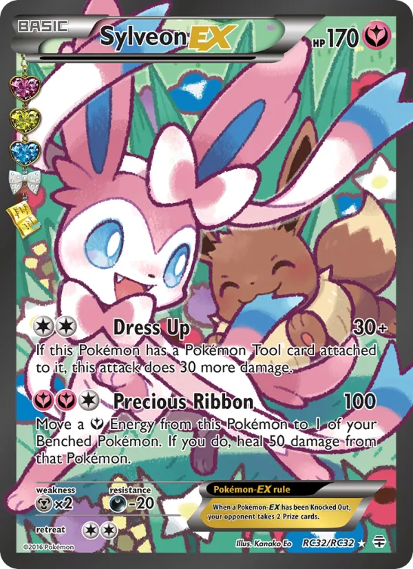 Sylveon EX #RC32 – Generations card