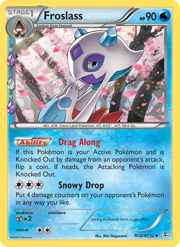 Froslass #RC8 – Generations card