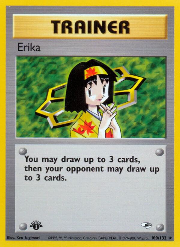 Erika #100 – Gym Heroes card