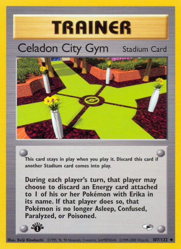Celadon City Gym #107 – Gym Heroes card