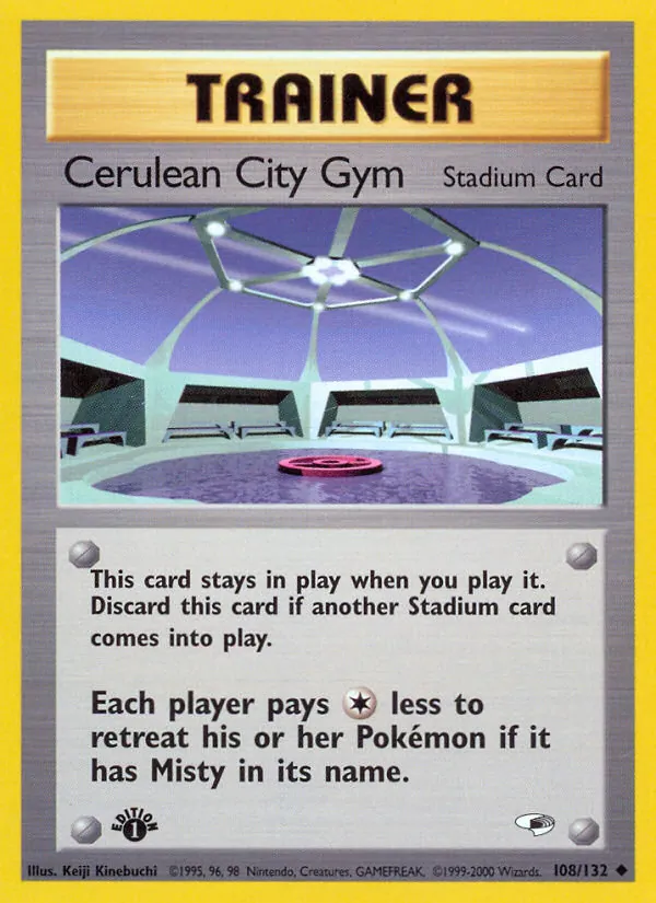 Cerulean City Gym #108 – Gym Heroes card