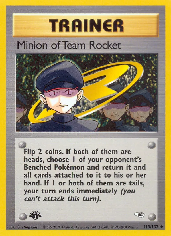 Minion of Team Rocket #113 – Gym Heroes card