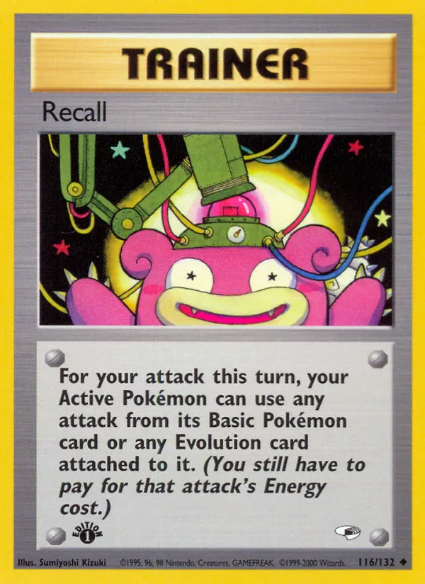 Recall #116 – Gym Heroes card