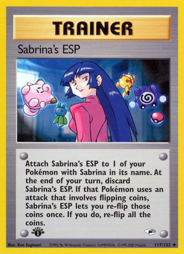 Sabrina's ESP #117 – Gym Heroes card