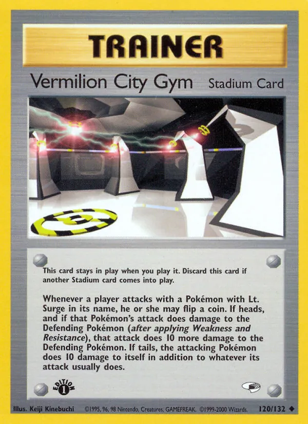 Vermilion City Gym #120 – Gym Heroes card