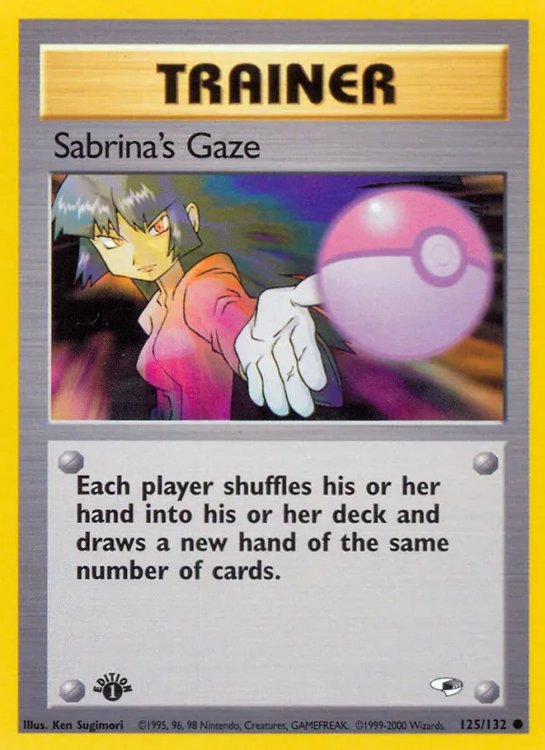 Sabrina's Gaze #125 – Gym Heroes card