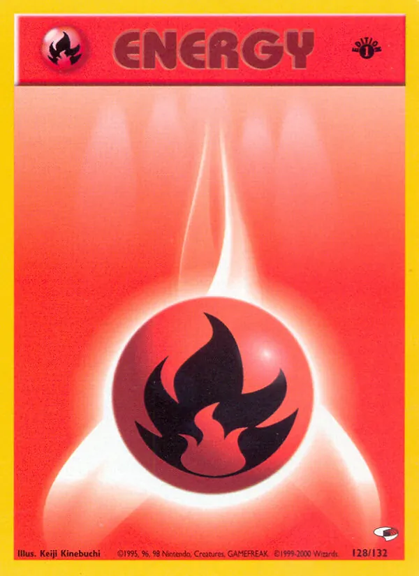 Fire Energy #128 – Gym Heroes card