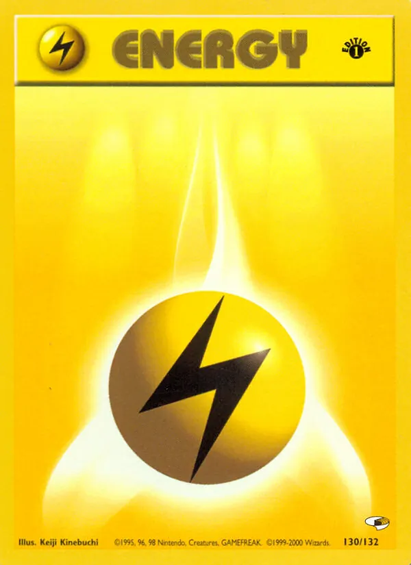 Lightning Energy #130 – Gym Heroes card