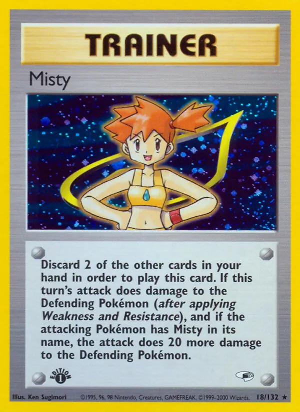 Misty #18 – Gym Heroes card