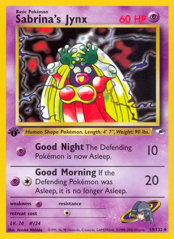 Sabrina's Jynx #59 – Gym Heroes card