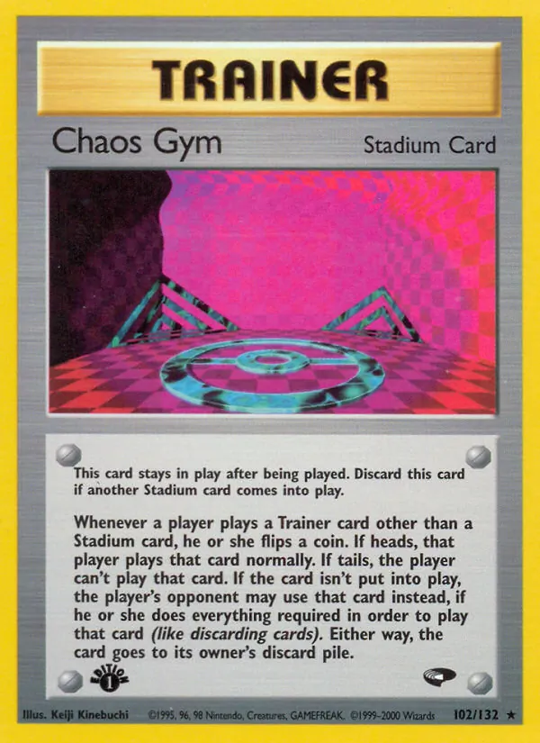 Chaos Gym #102 – Gym Challenge card