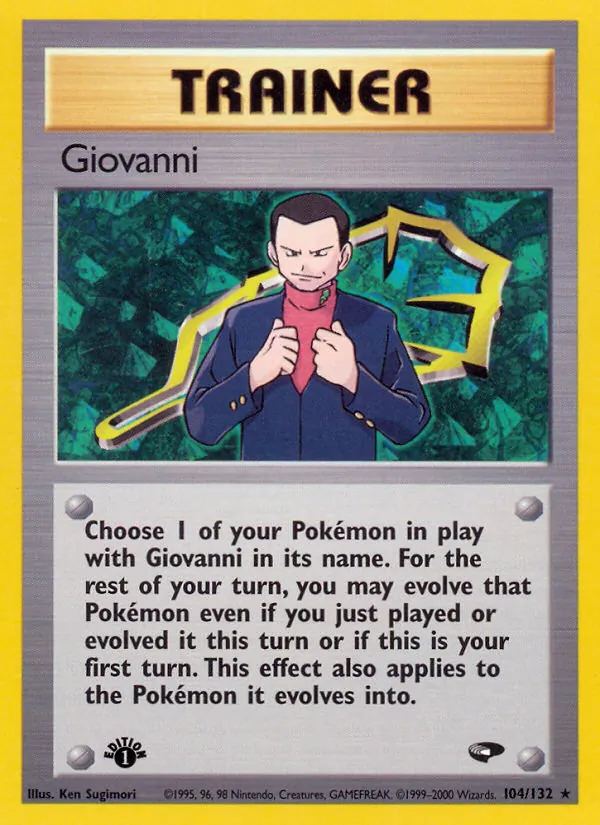 Giovanni #104 – Gym Challenge card