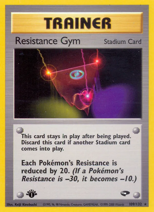 Resistance Gym #109 – Gym Challenge card