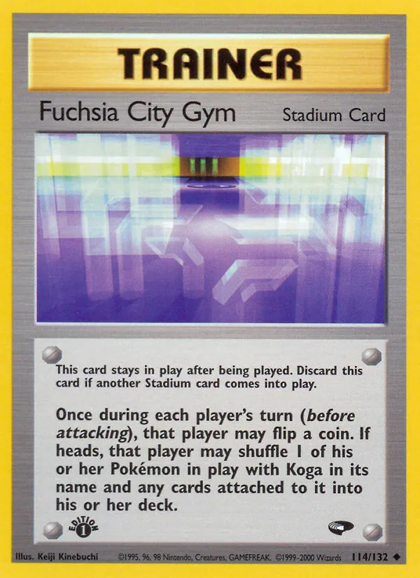 Fuchsia City Gym #114 – Gym Challenge card