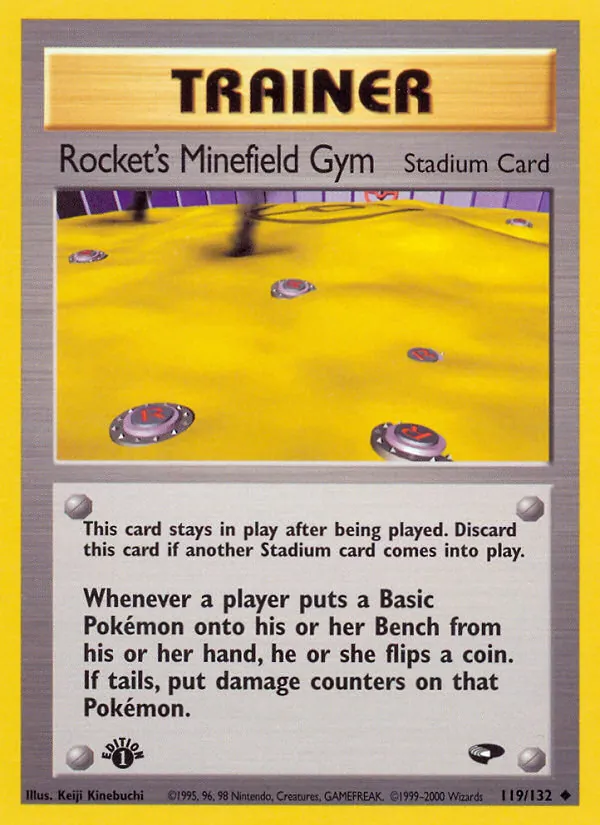 Rocket's Minefield Gym #119 – Gym Challenge card