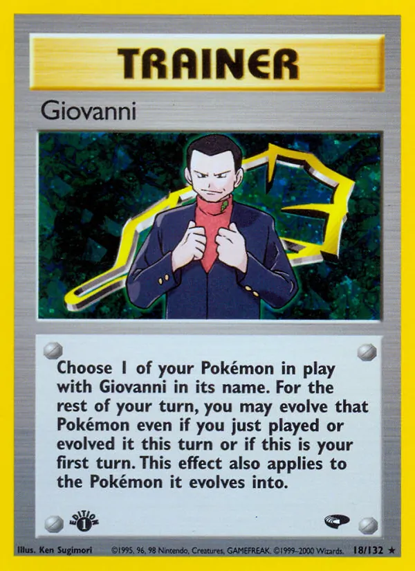 Giovanni #18 – Gym Challenge card