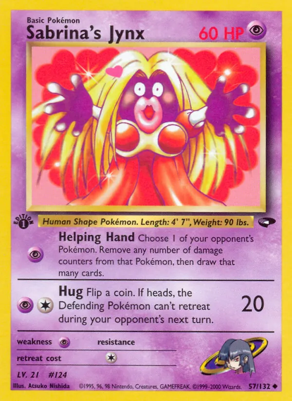Sabrina's Jynx #57 – Gym Challenge card