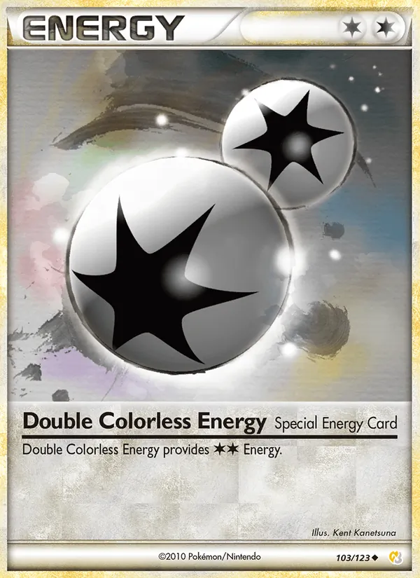 Double Colorless Energy #103 – HeartGold SoulSilver card
