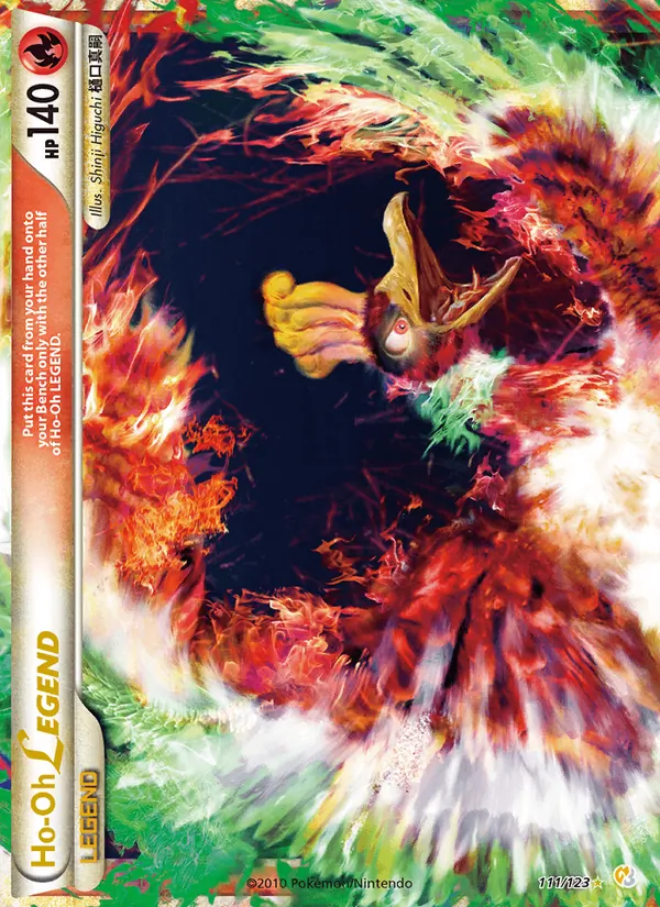 Ho-Oh LEGEND #111 – HeartGold SoulSilver card