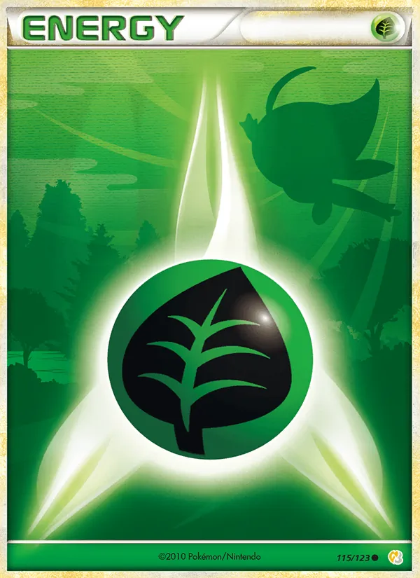 Grass Energy #115 – HeartGold SoulSilver card