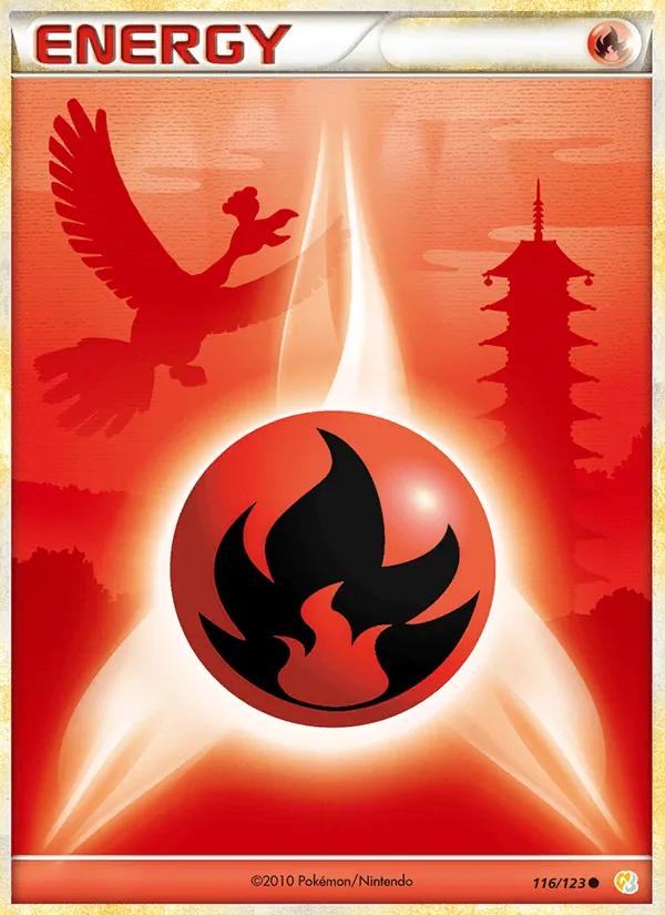 Fire Energy #116 – HeartGold SoulSilver card