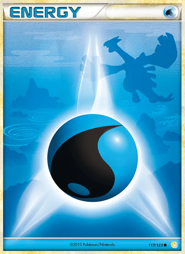 Water Energy #117 – HeartGold SoulSilver card