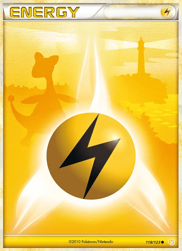 Lightning Energy #118 – HeartGold SoulSilver card