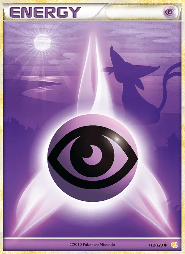 Psychic Energy #119 – HeartGold SoulSilver card