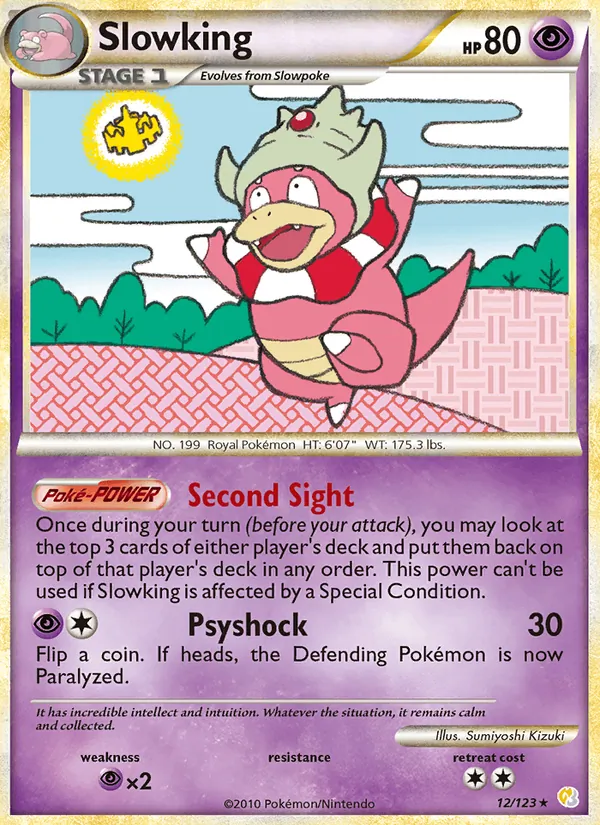 Slowking #12 – HeartGold SoulSilver card