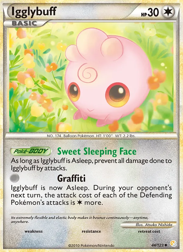 Igglybuff #44 – HeartGold SoulSilver card